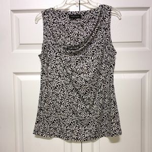 IVANKA TRUMP-COWELL NECK TOP WITH STRETCH. CUTE AND COMFORTABLE. YOU WILL LOVE.